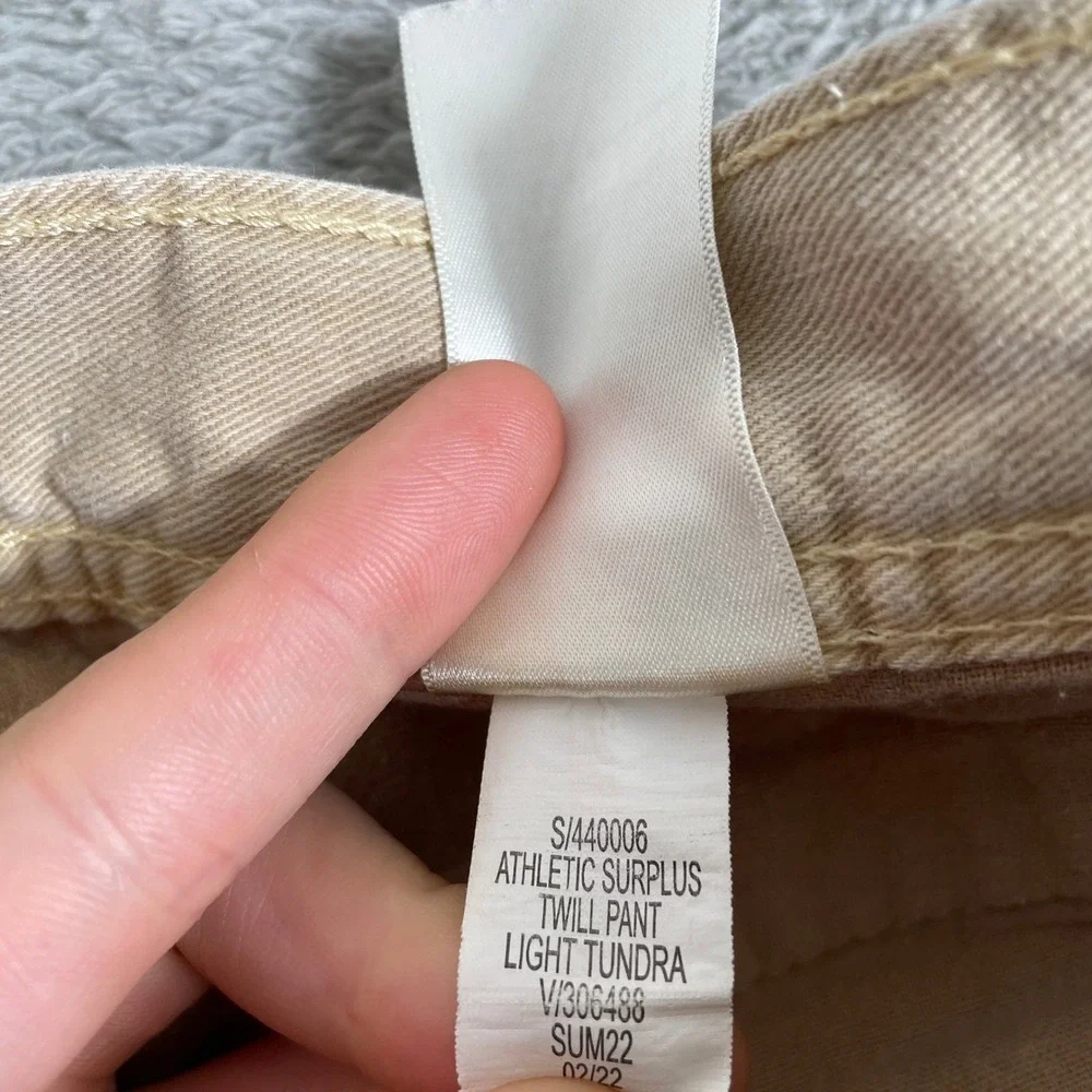 Banana Republic Athletic Fit Jeans Mens 30x30 Twill Light Tundra‎ Tan